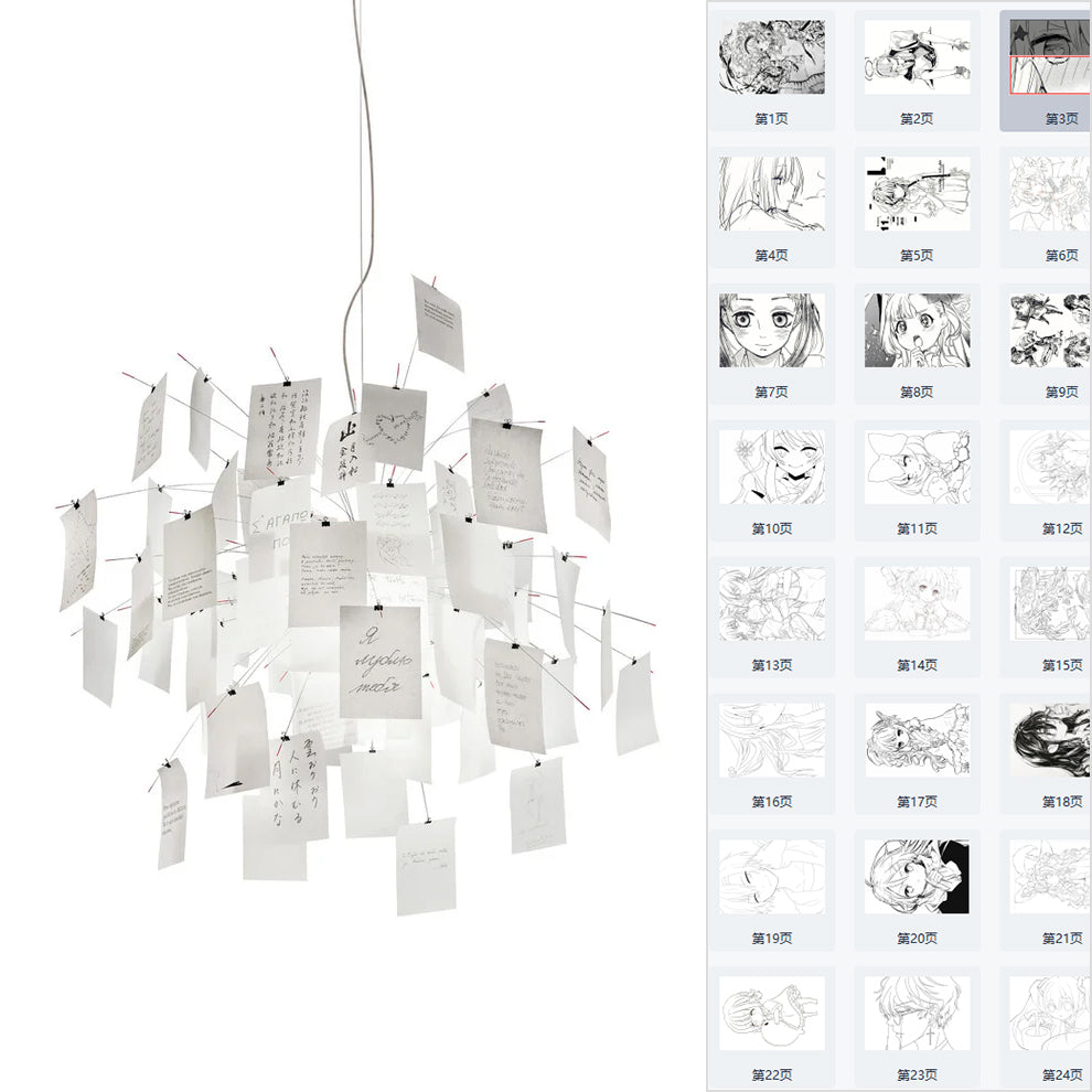 Luninena Kronleuchter Nordic Notes