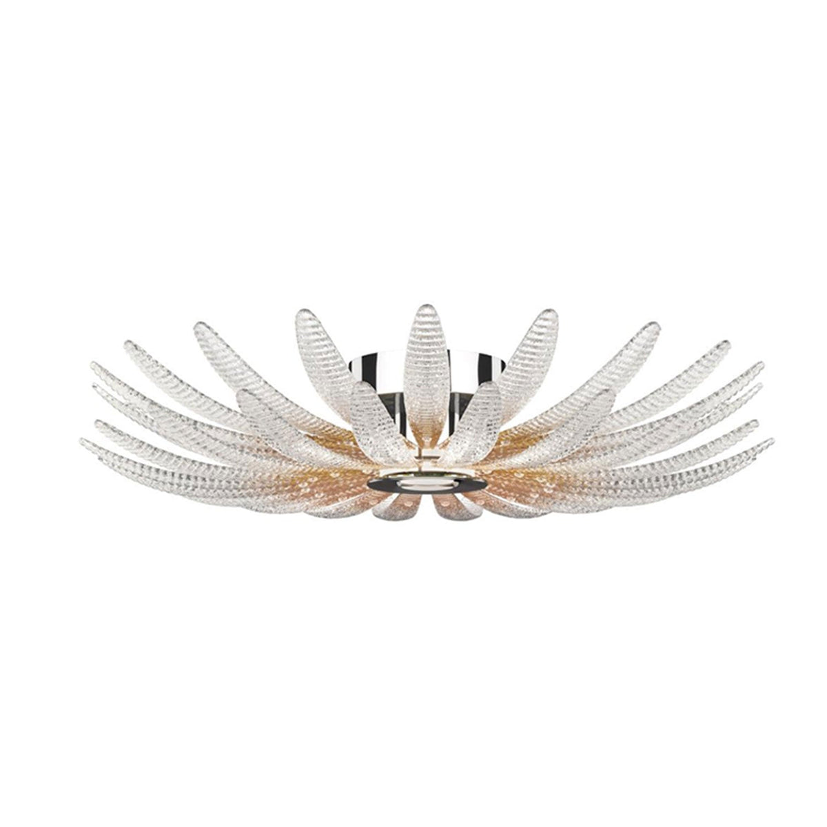 Ignatius Deckenleuchte aus Glas Petal
