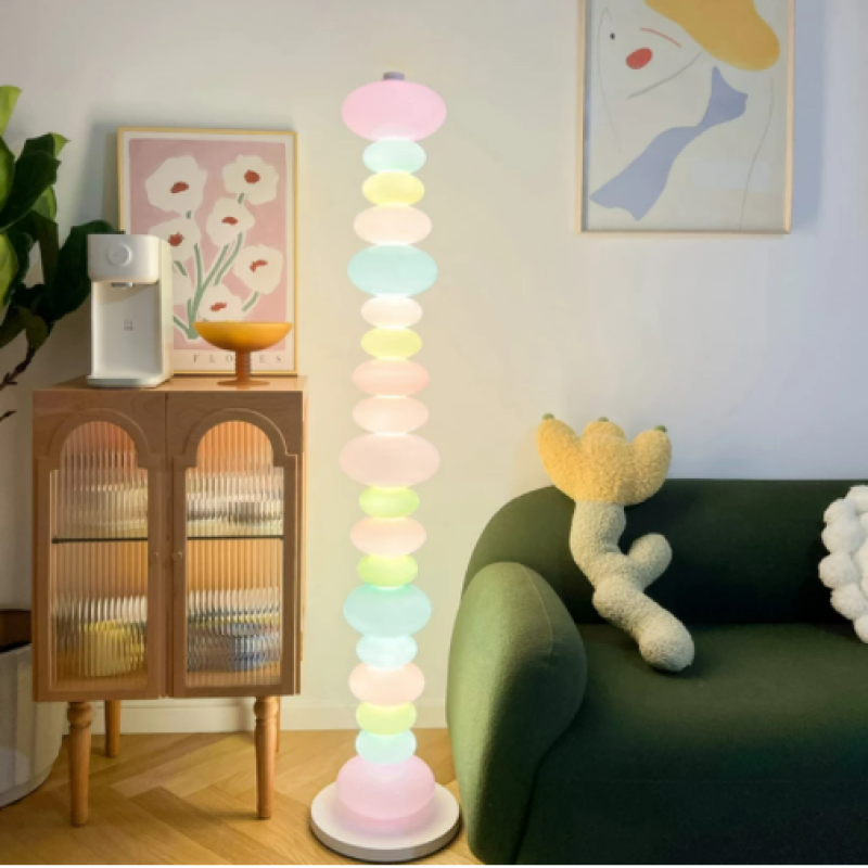 Aria Stehlampe  Regenbogen Süßigkeiten Wohn/Schlaf/Kinderzimmer Glas