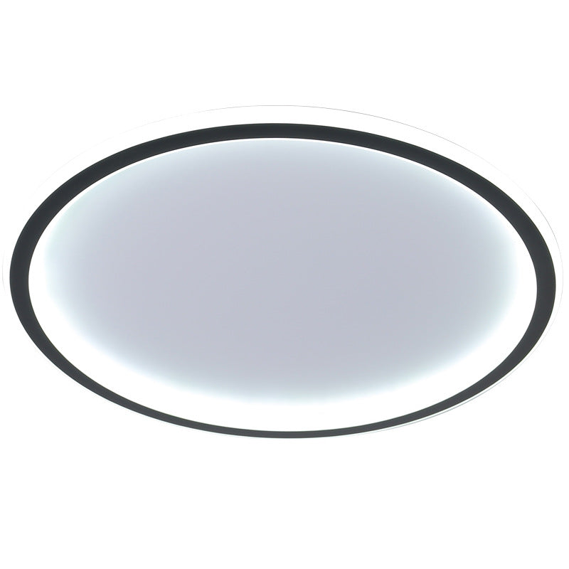 Arisha Modern Ring LED Deckenleuchte Schwarz/Weiß Wohn/Schlafzimmer