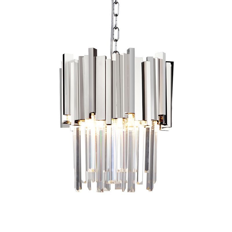 Kristy Modern LED Pendelleuchte Gold/Chrom Schlaf/Wohn/Esszimmer Metall&Kristall ∅30CM