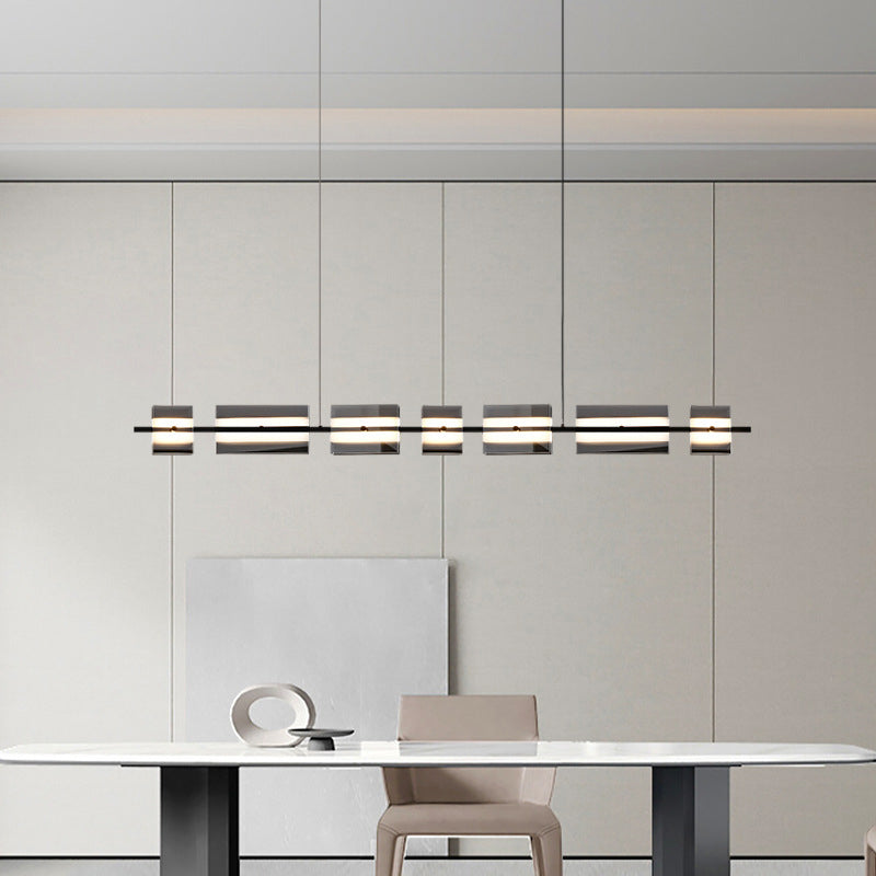 Arisha Modern Pendelleuchte Schwarz/Kupfer, Metall&Glas