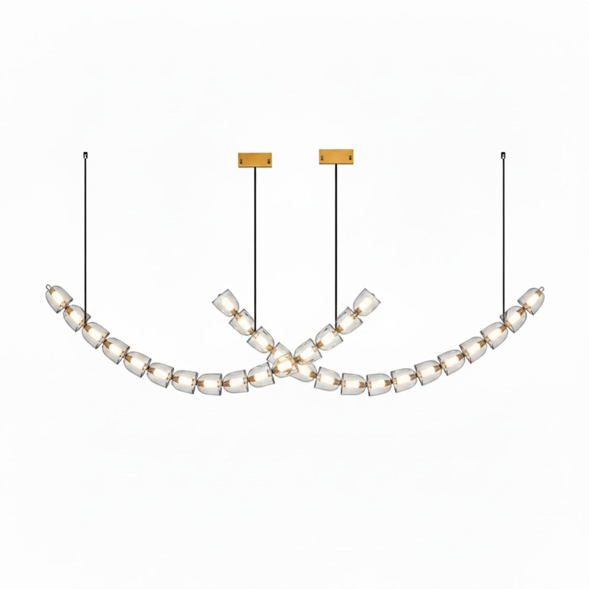 Nexus Gold Kristall Kronleuchter