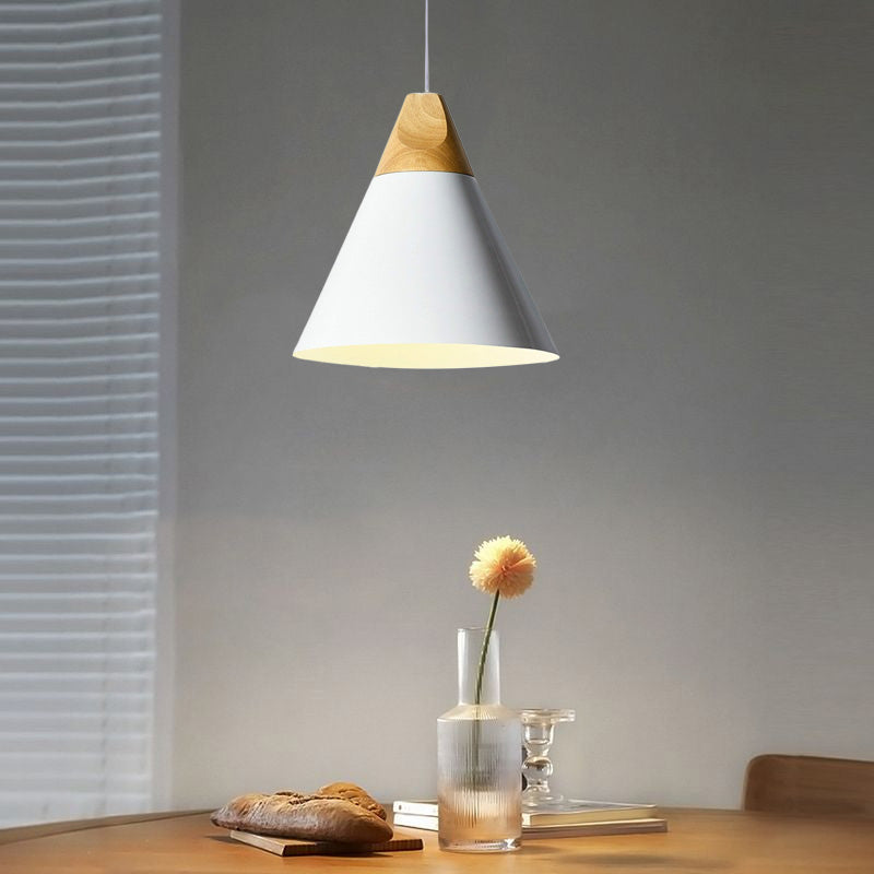 Valentina Modern LED Pendelleuchte Holz Metall Wohnzimmer Schlafzimmer