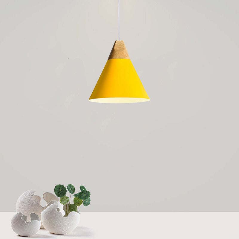 Valentina Modern LED Pendelleuchte Holz Metall Wohnzimmer Schlafzimmer