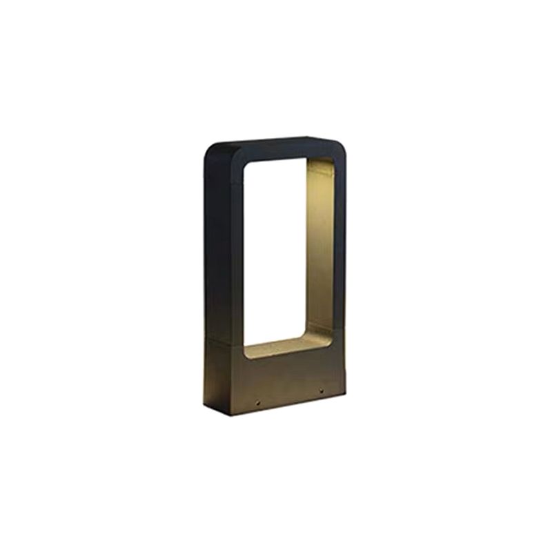 Ray Modern LED Außenleuchte Geometrisch Solar Schwarz Garten/Terrasse Metall