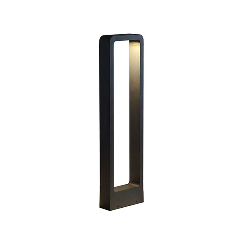 Ray Modern LED Außenleuchte Geometrisch Solar Schwarz Garten/Terrasse Metall