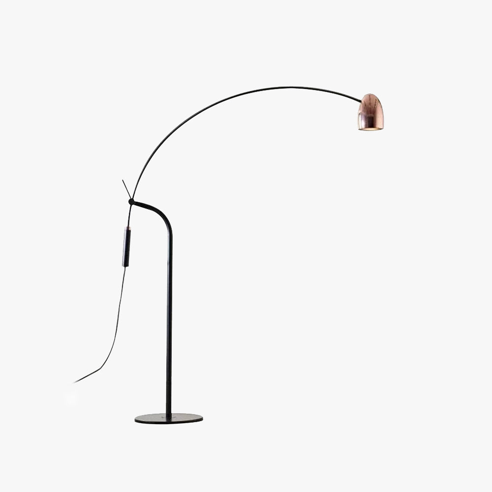Kristy Design LED Stehlampe Schwarz Schlaf/Wohnzimmer Metall