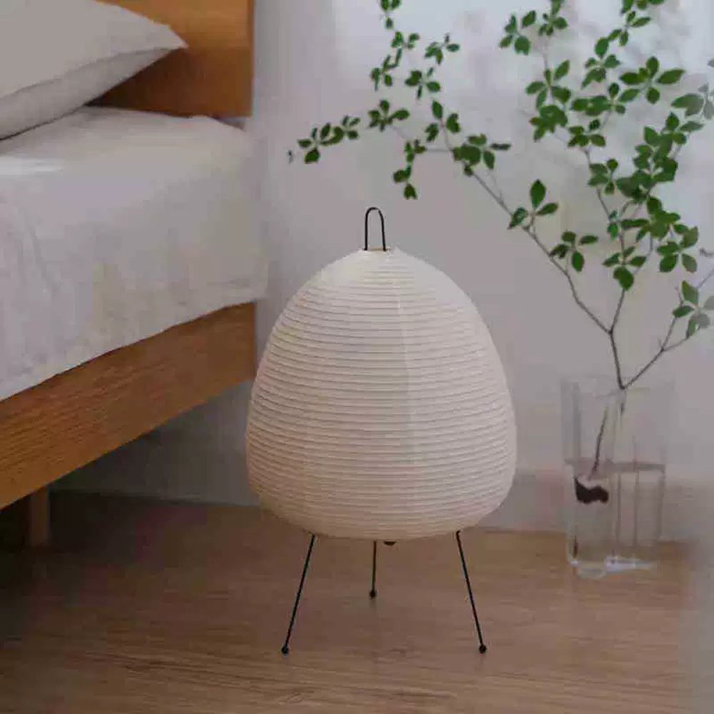 Ritta Modern LED Stehlampe Weiß Wohn/Schlafzimmer Kunstdruckpapier&Metall