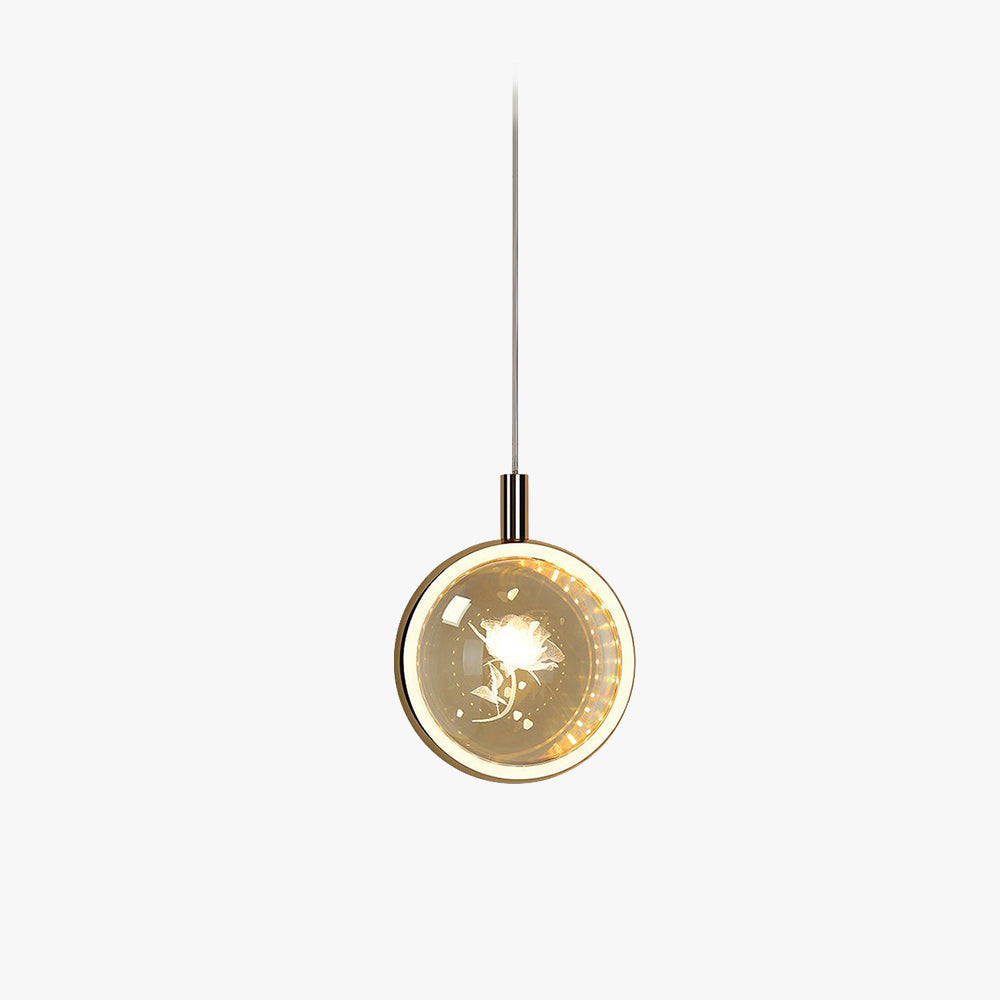Kristy  Pendelleuchte  Morden Kugelförmige Metall Gold Wohnzimmer