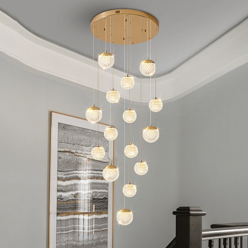 Arisha Design/Modern LED Pendelleuchte Schlafzimmer/Esszimmer Gold