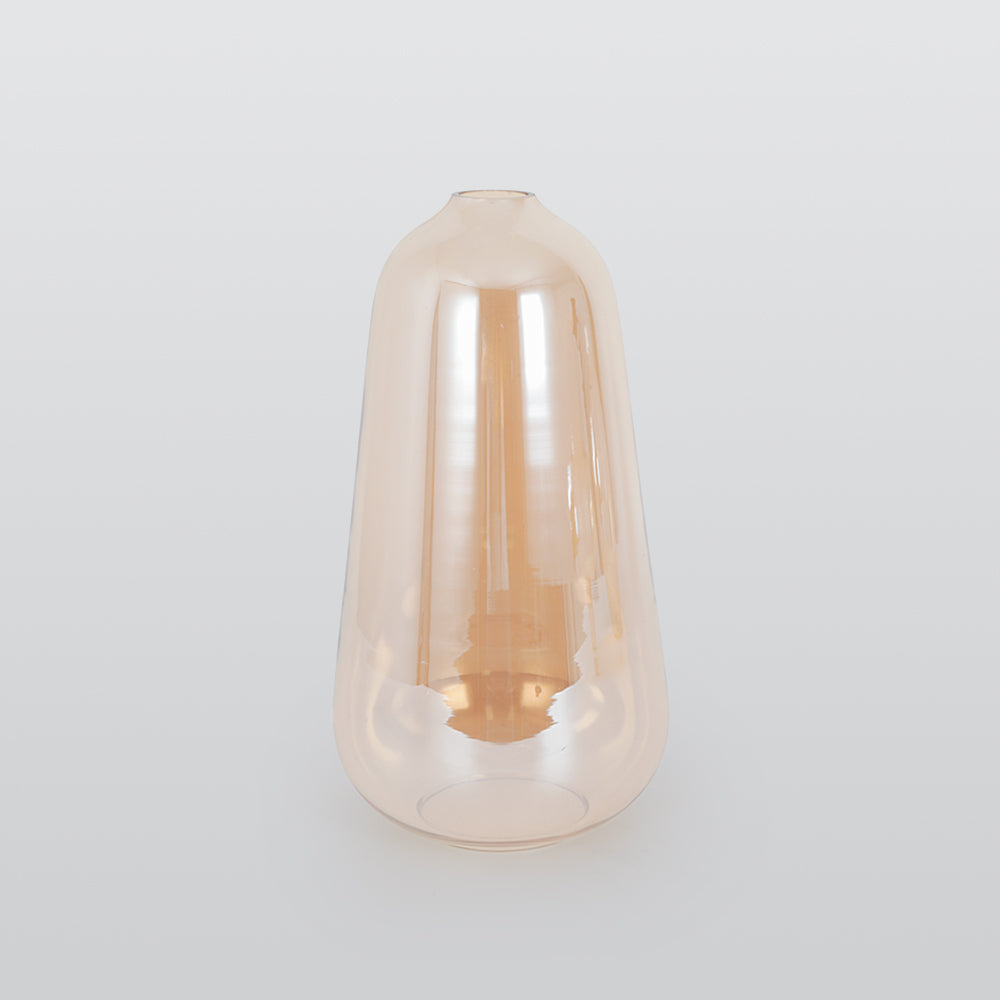 Aria Pendelleuchte Amber Schlaf/Wohnzimmer Metall/Glas