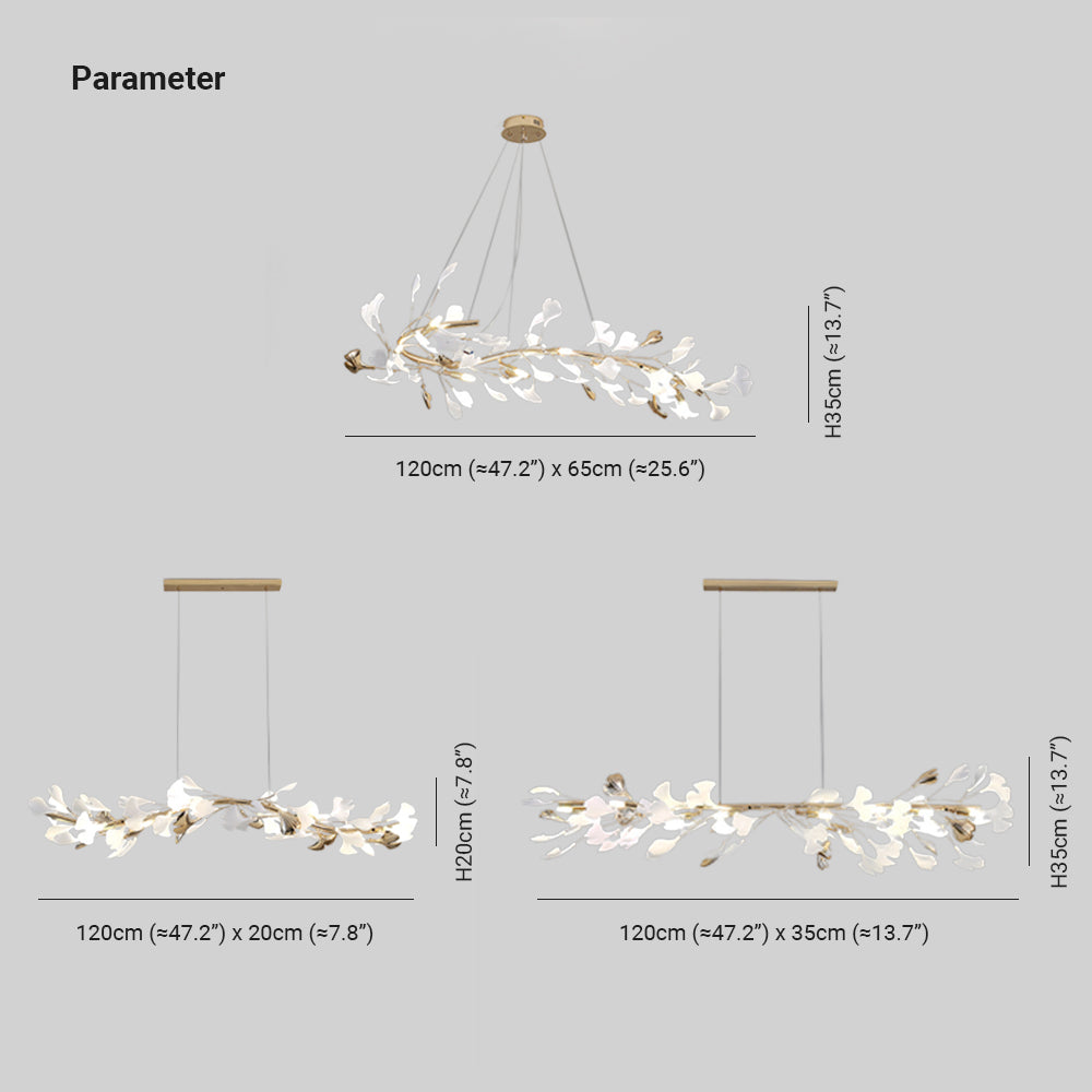 Olivia Modern LED Kronleuchter Blumen Wohn/Esszimmer Gold Metall