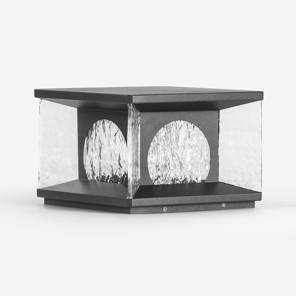 Ray Modern LED Außenleuchte Weiß Solar Garten/Balkon Metall/Glas