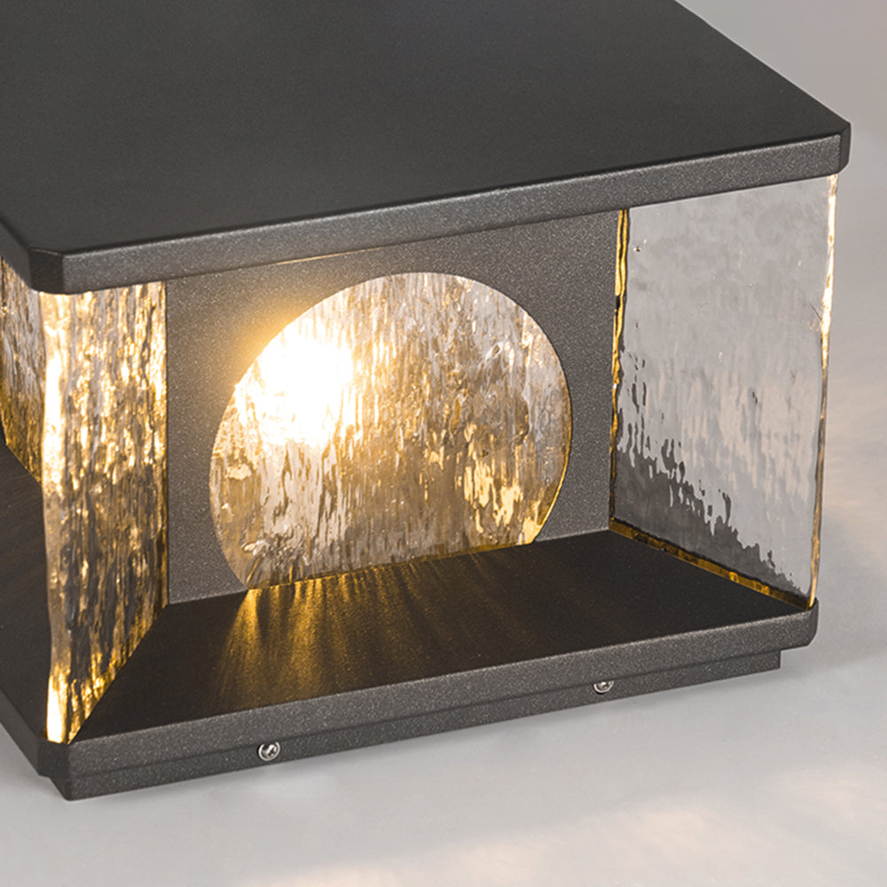 Ray Modern LED Außenleuchte Weiß Solar Garten/Balkon Metall/Glas