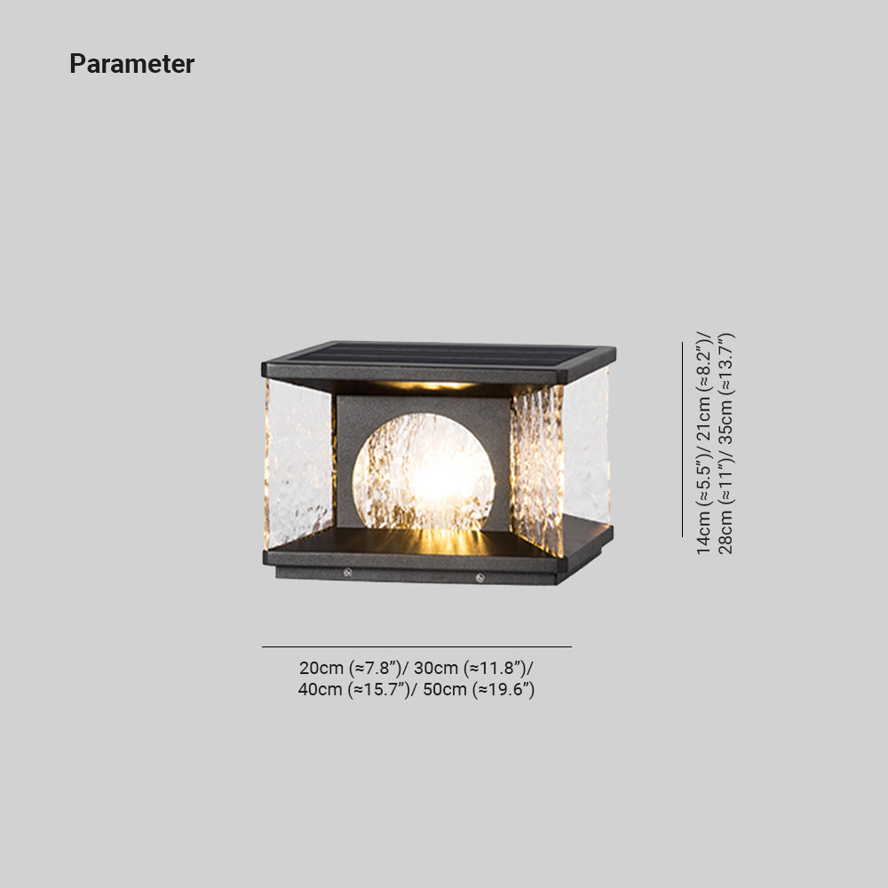 Ray Modern LED Außenleuchte Weiß Solar Garten/Balkon Metall/Glas