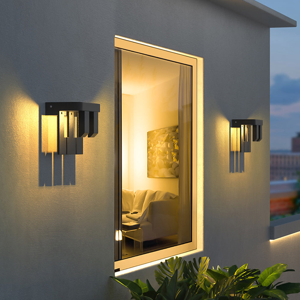 Ray Außenwandleuchte, Solar, 2/3-flammig Flur, Balkon
