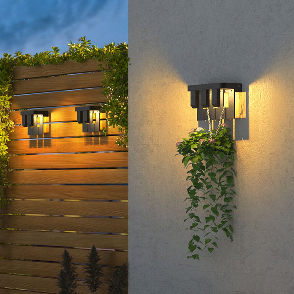 Ray Außenwandleuchte, Solar, 2/3-flammig Flur, Balkon