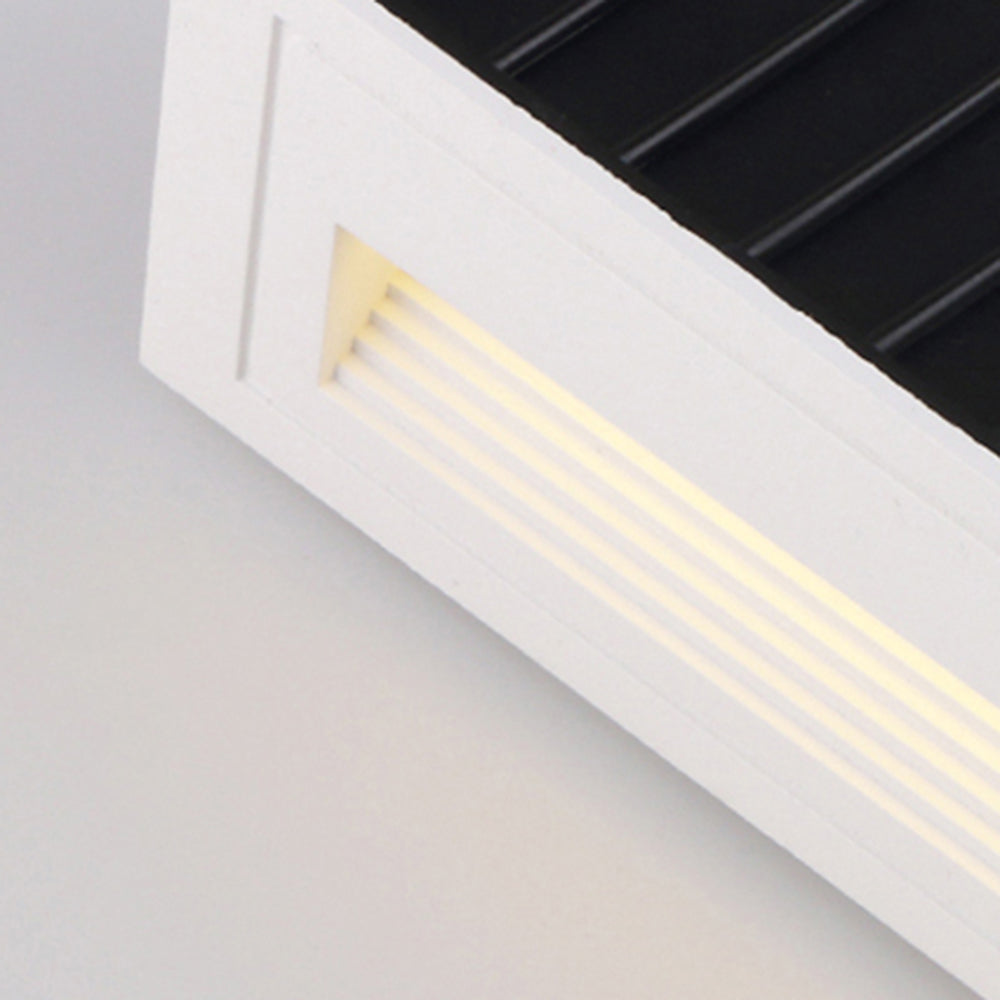 Arisha Modern LED Linear Außenleuchte Schwarz Garten/Flur/Balkon Metall&Acryl