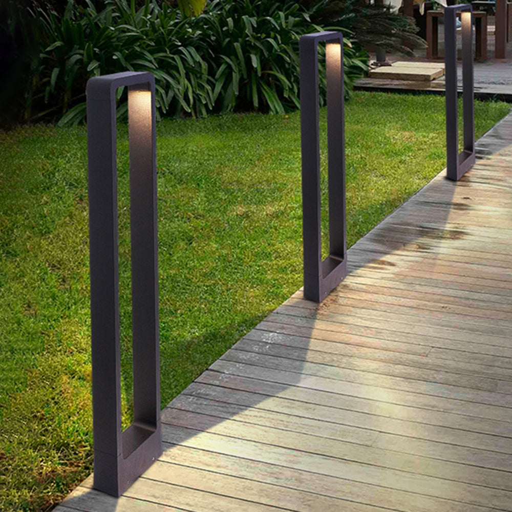 Ray Modern Minimalistisch LED Außenleuchte Schwarz Flur Metall&Acryl 30/60/80CM Lang