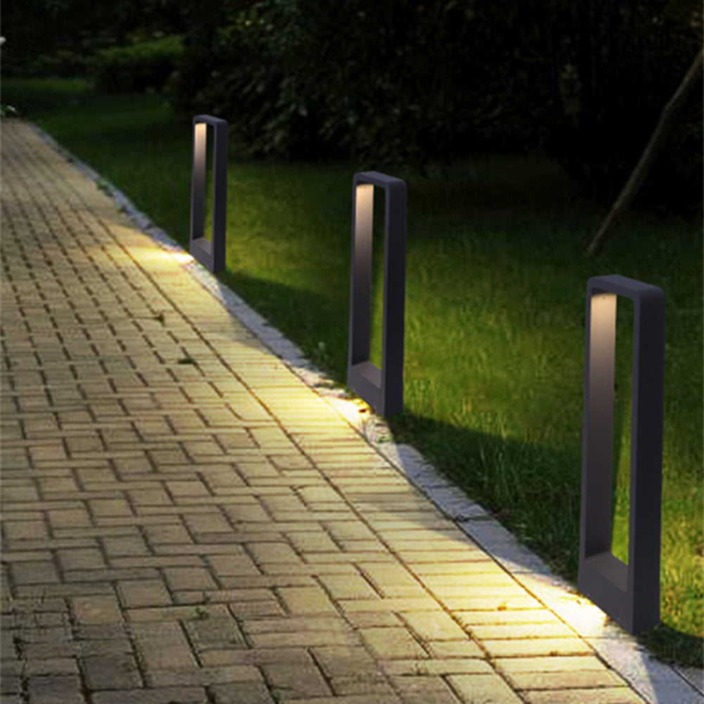 Ray Modern Minimalistisch LED Außenleuchte Schwarz Flur Metall&Acryl 30/60/80CM Lang