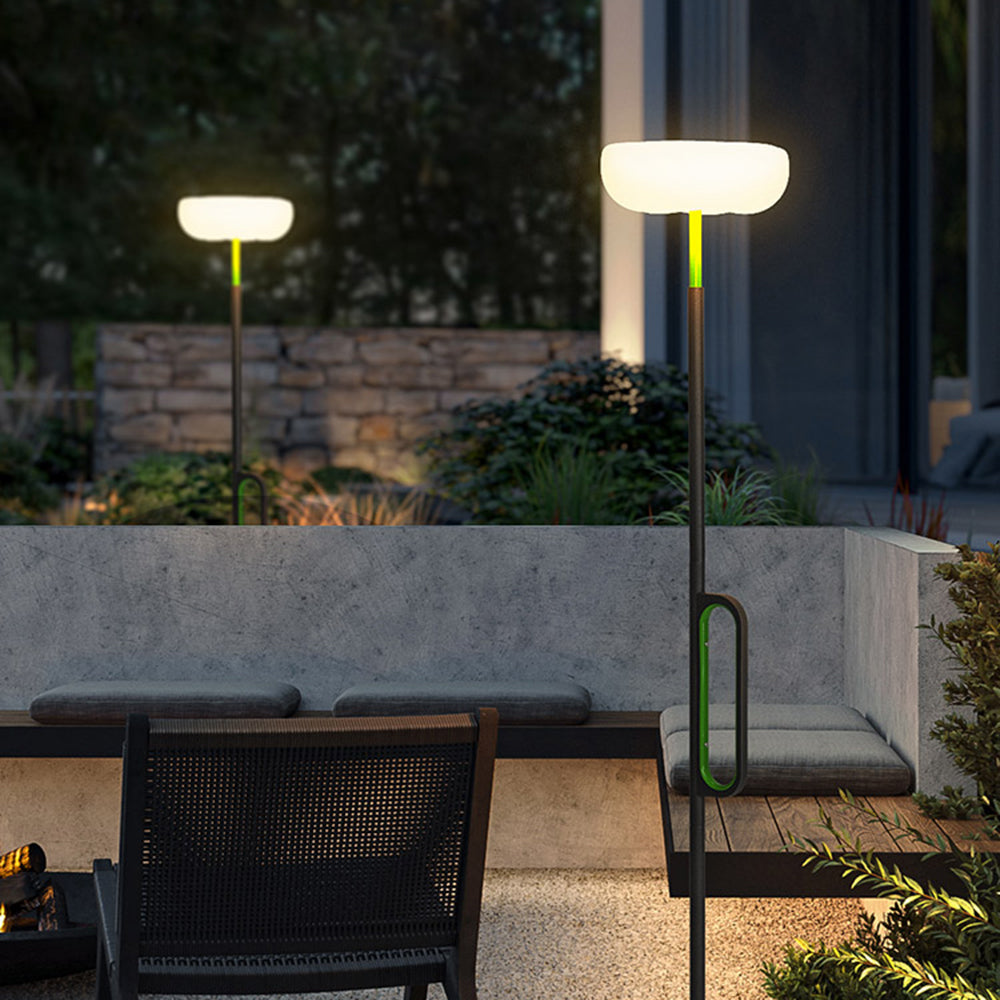 Ray Modern LED Außenleuchte Schwarz Solar Garten/Balkon Metall&Acryl