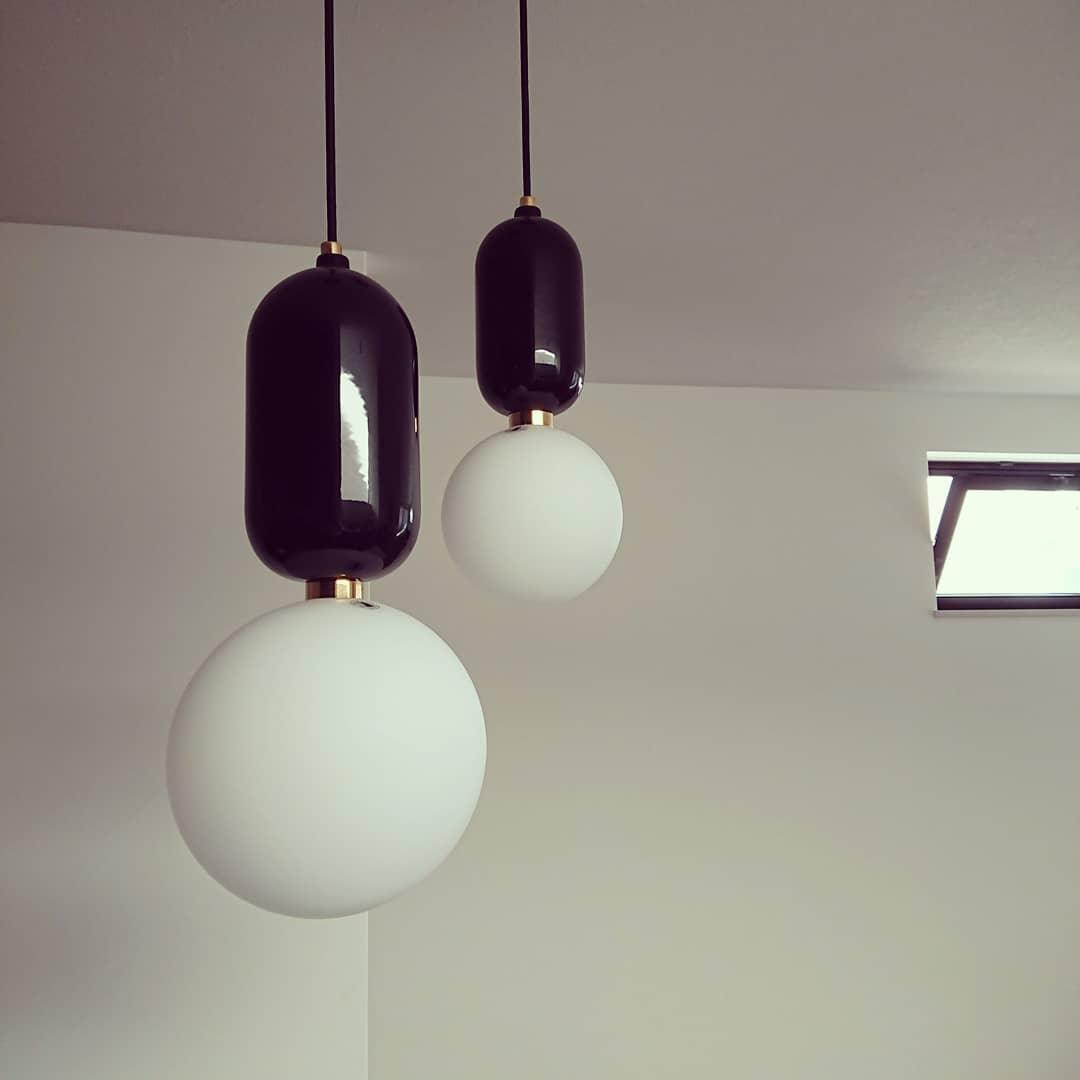Carter moderne Pendelleuchte aus Glas