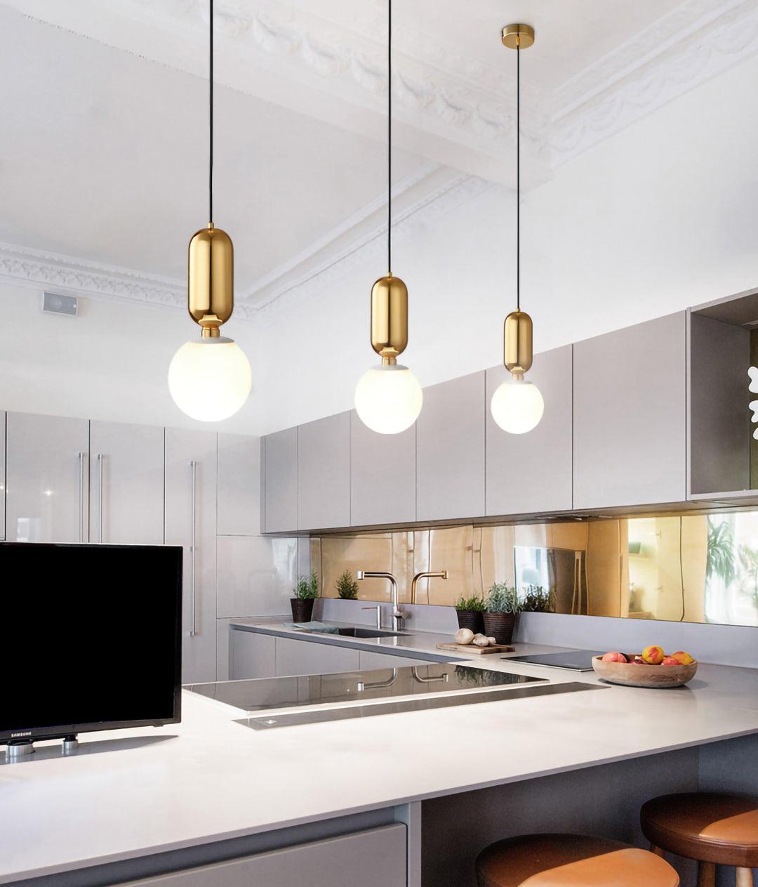 Carter moderne Pendelleuchte aus Glas
