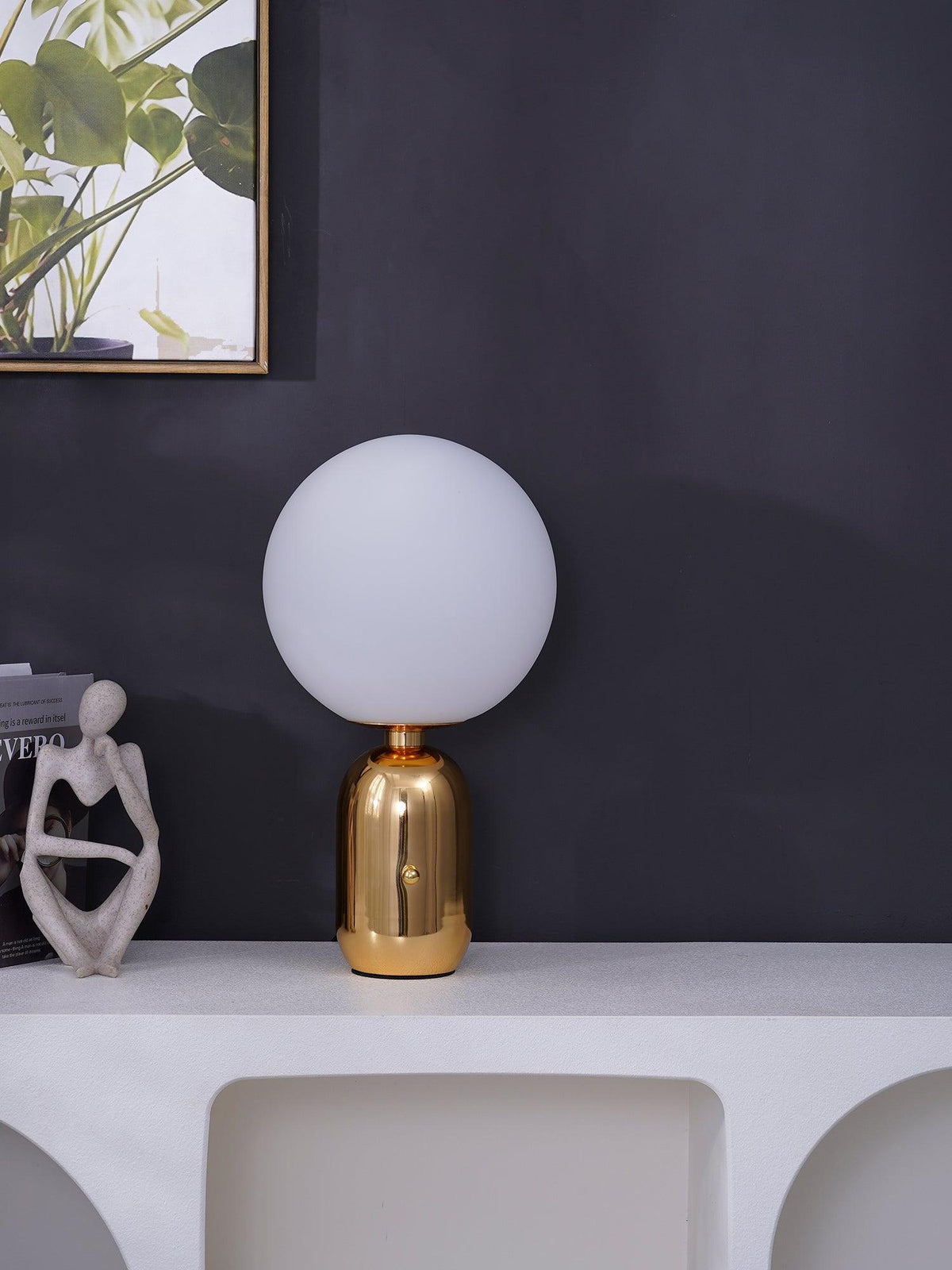 Nyxen Industrielle Tischleuchte aus Glas