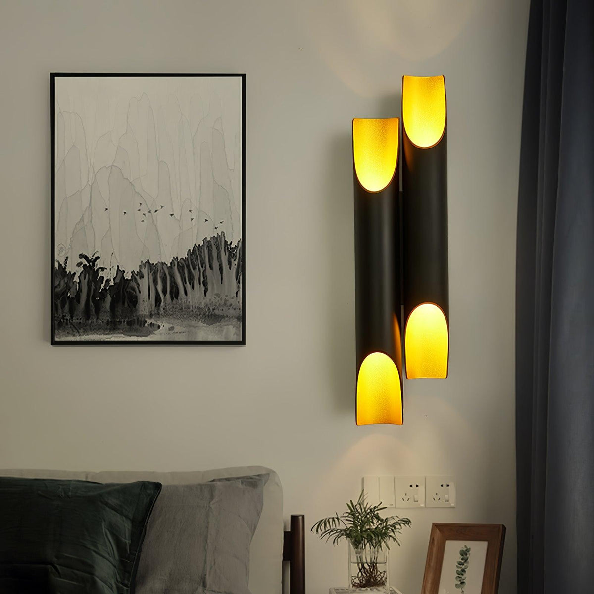 Norearia zeitgenössische minimalistische gerade Wandleuchte