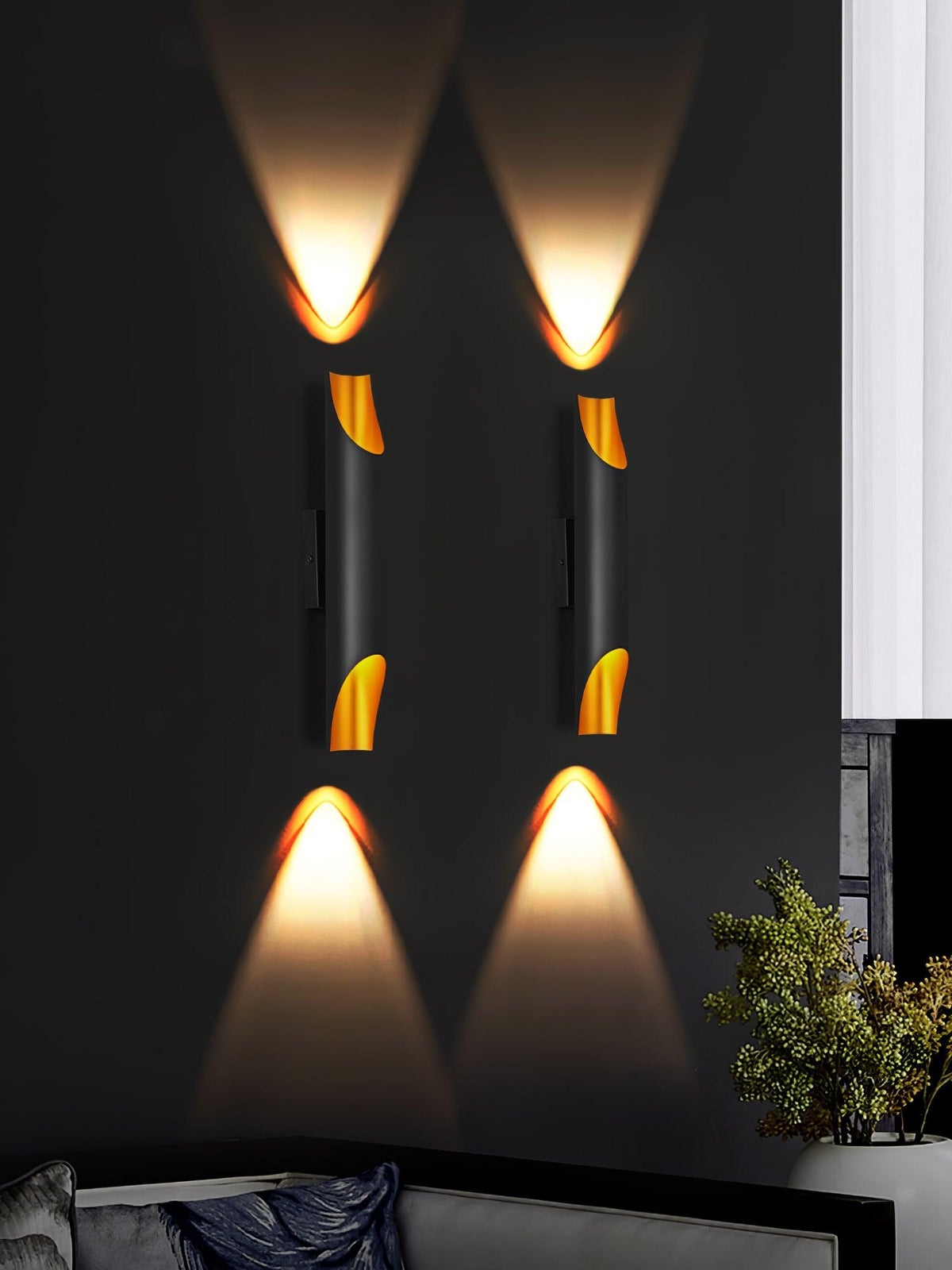 Norearia zeitgenössische minimalistische gerade Wandleuchte