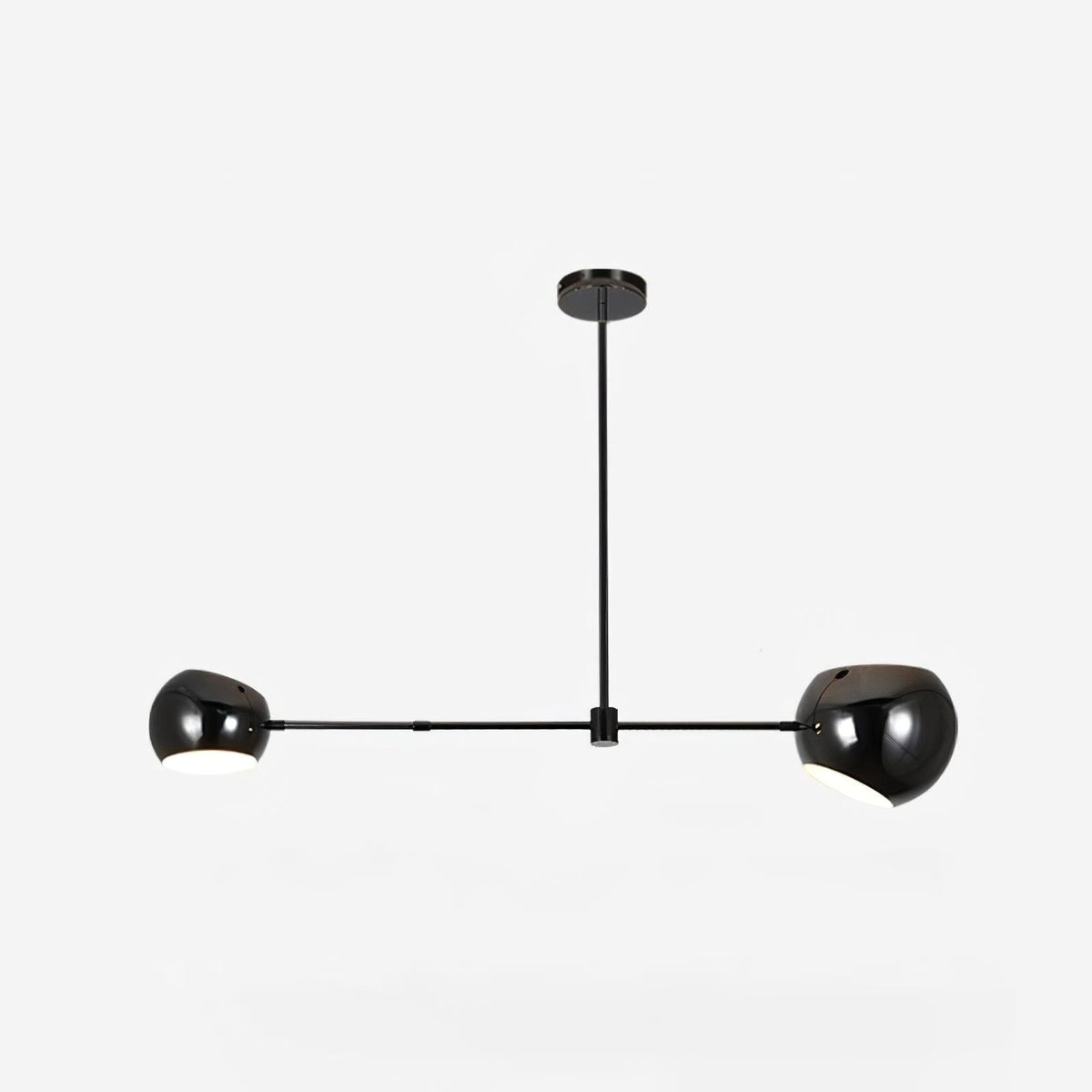 Celanella Kronleuchter Schwarz Glas Acaba Elegant