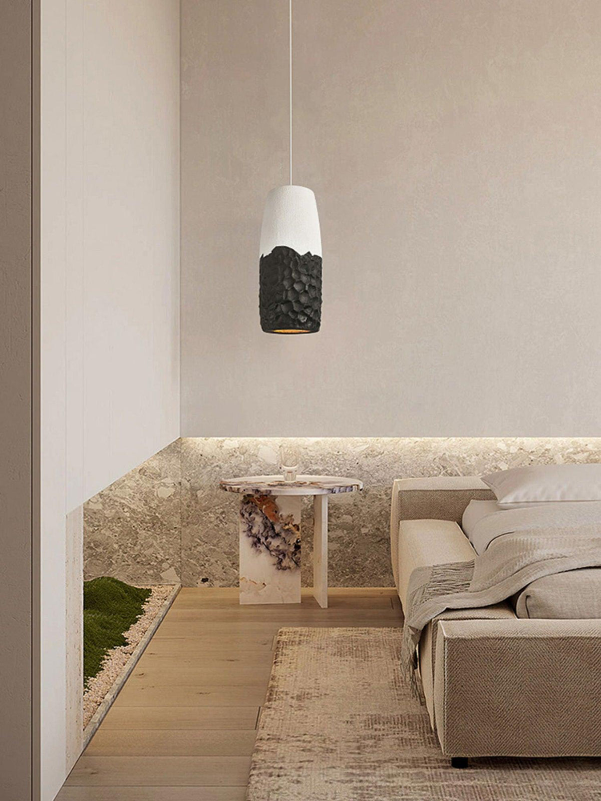 Orphaarae zeitgenössische minimalistische Pendelleuchte aus Kunststoff