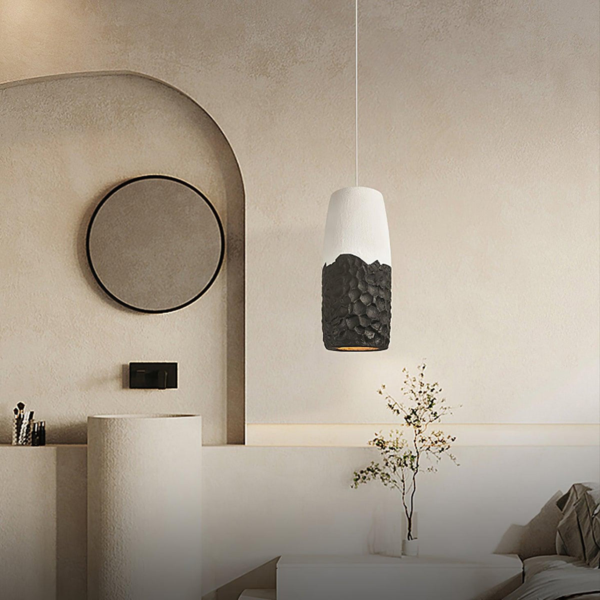 Orphaarae zeitgenössische minimalistische Pendelleuchte aus Kunststoff