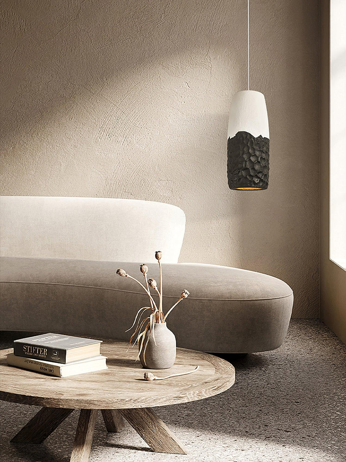 Orphaarae zeitgenössische minimalistische Pendelleuchte aus Kunststoff