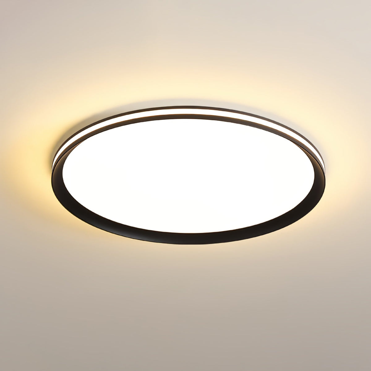 Avtheira zeitgenössische minimalistische runde LED-Deckenleuchte