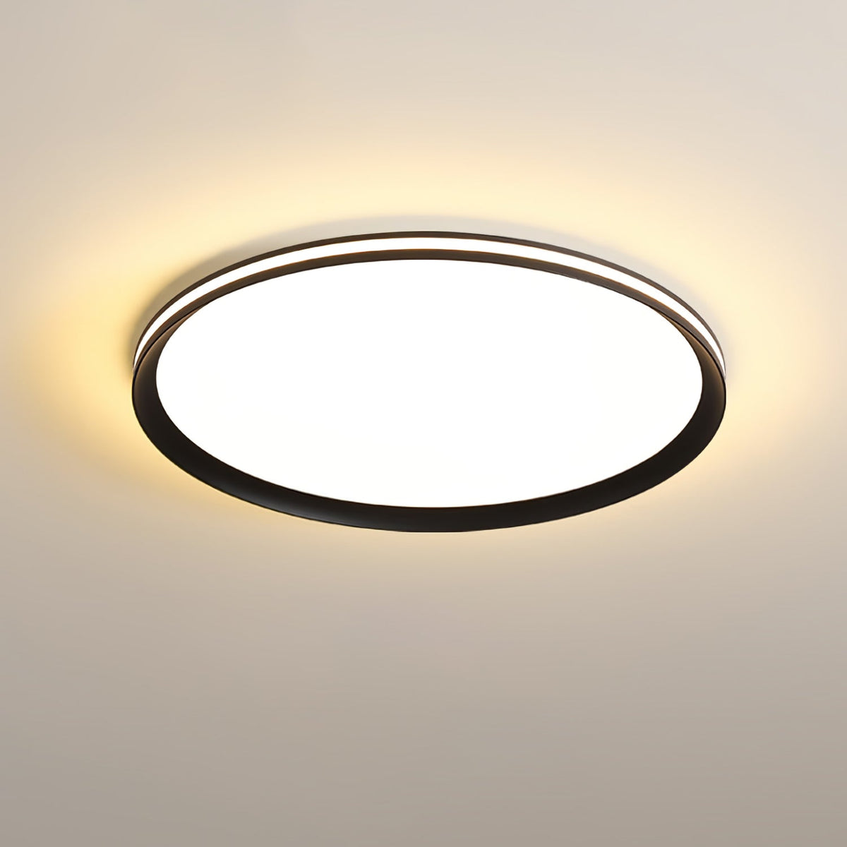 Avtheira zeitgenössische minimalistische runde LED-Deckenleuchte