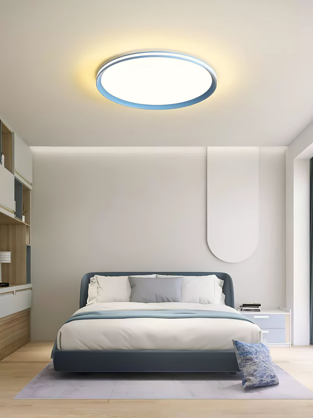 Avtheira zeitgenössische minimalistische runde LED-Deckenleuchte