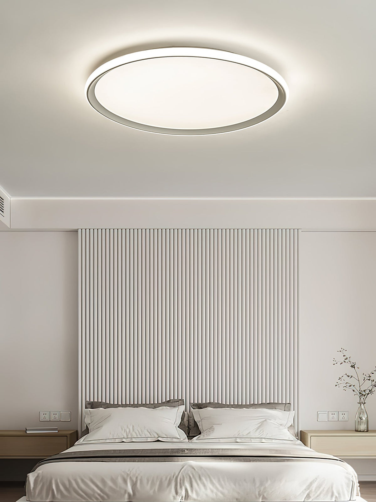 Avtheira zeitgenössische minimalistische runde LED-Deckenleuchte
