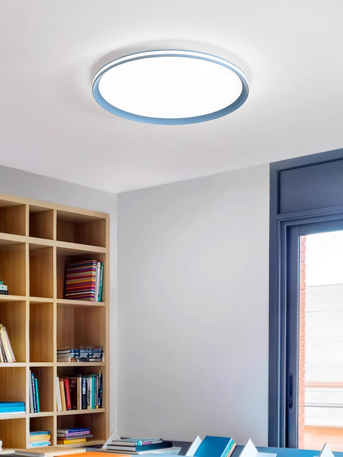 Avtheira zeitgenössische minimalistische runde LED-Deckenleuchte