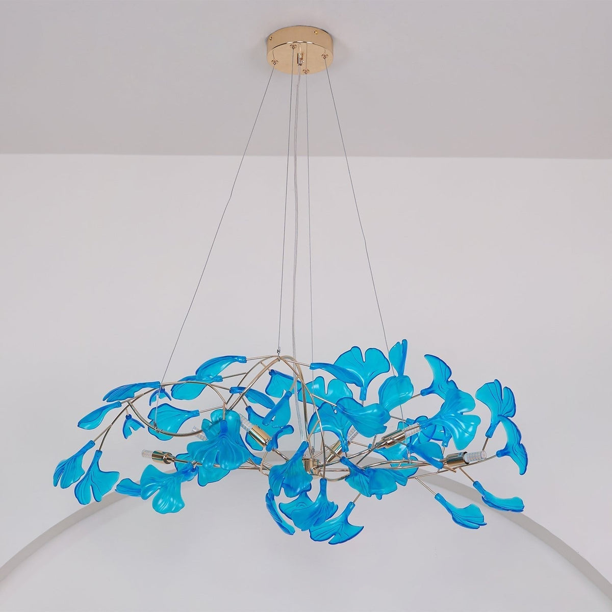 Ralenis luxuriöser Kronleuchter Ginkgo-Blatt