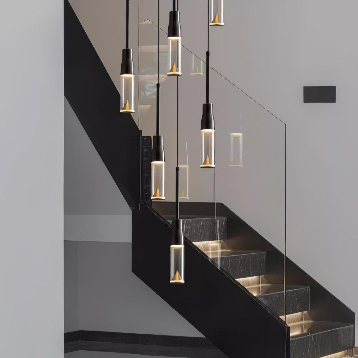 Lominex Pendelleuchte Acryl-Hutplatte Chrom moderne