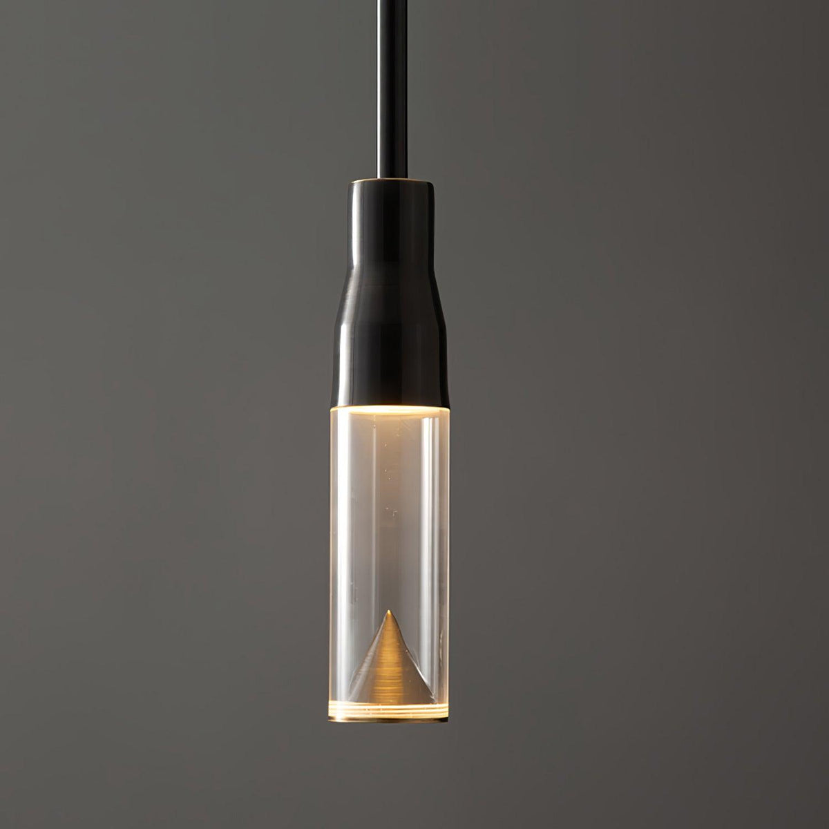 Lominex Pendelleuchte Acryl-Hutplatte Chrom moderne