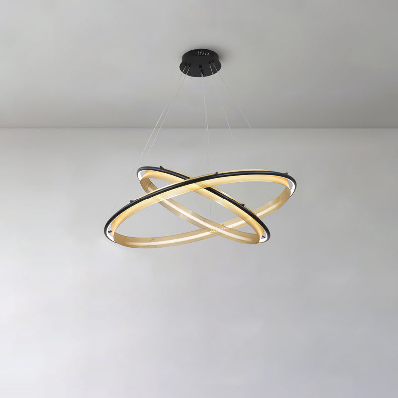 Erveliel zeitgenössischer minimalistischer LED-Kronleuchter