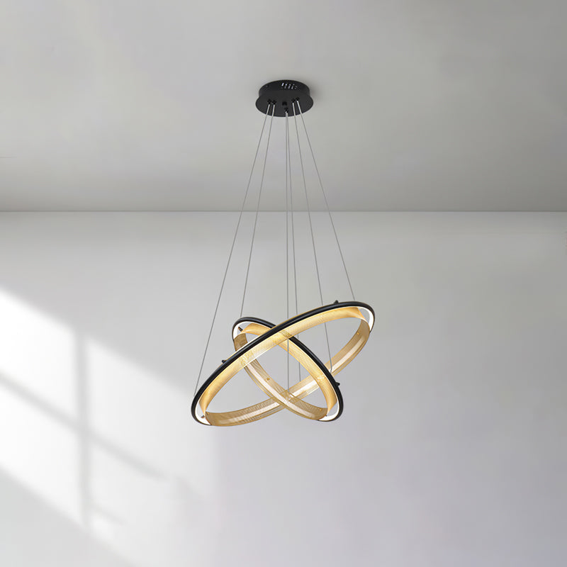 Erveliel zeitgenössischer minimalistischer LED-Kronleuchter