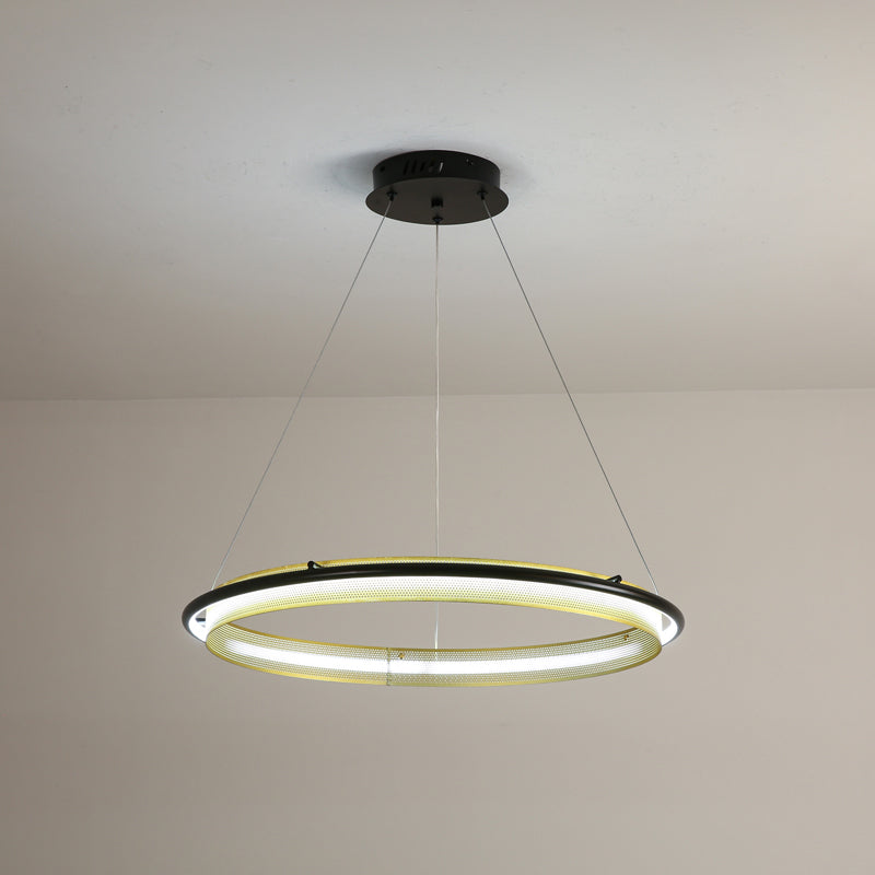 Erveliel zeitgenössischer minimalistischer LED-Kronleuchter
