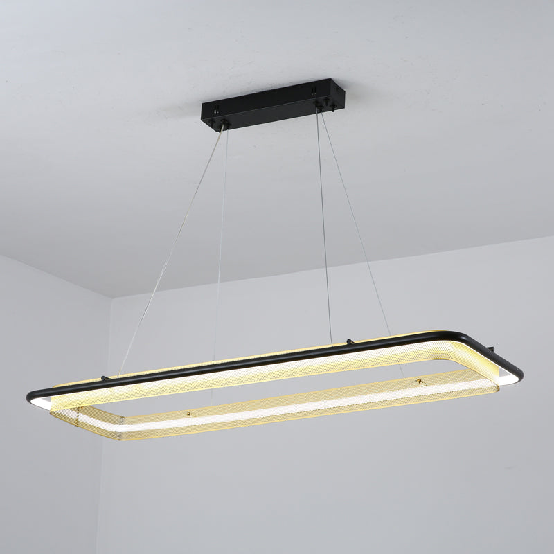 Erveliel zeitgenössischer minimalistischer LED-Kronleuchter