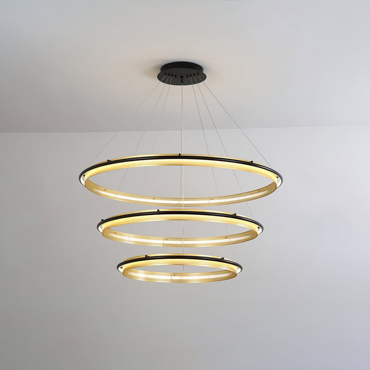 Erveliel zeitgenössischer minimalistischer LED-Kronleuchter