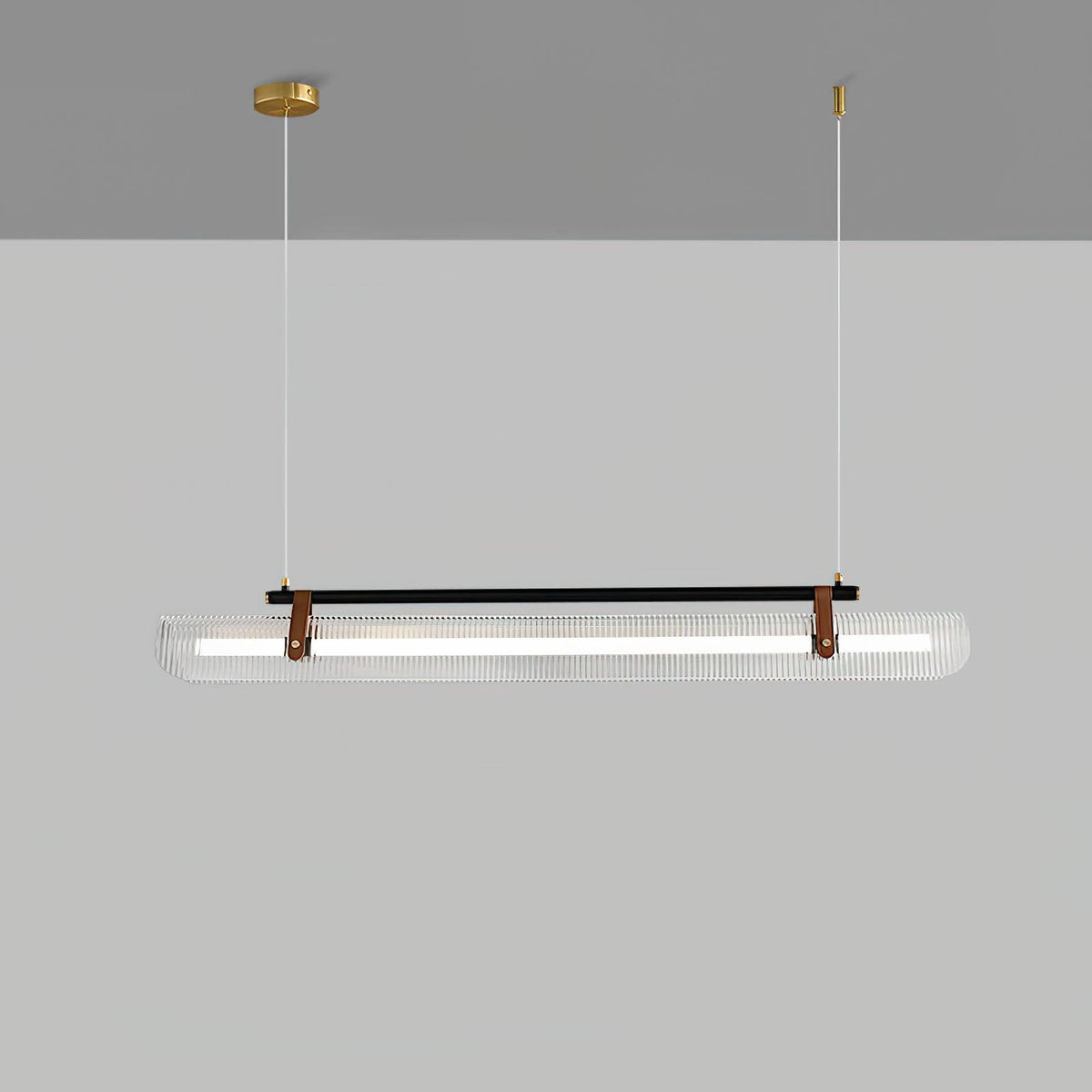 Niraenne Pendelleuchte aus Acryl linear modern für das Esszimmer