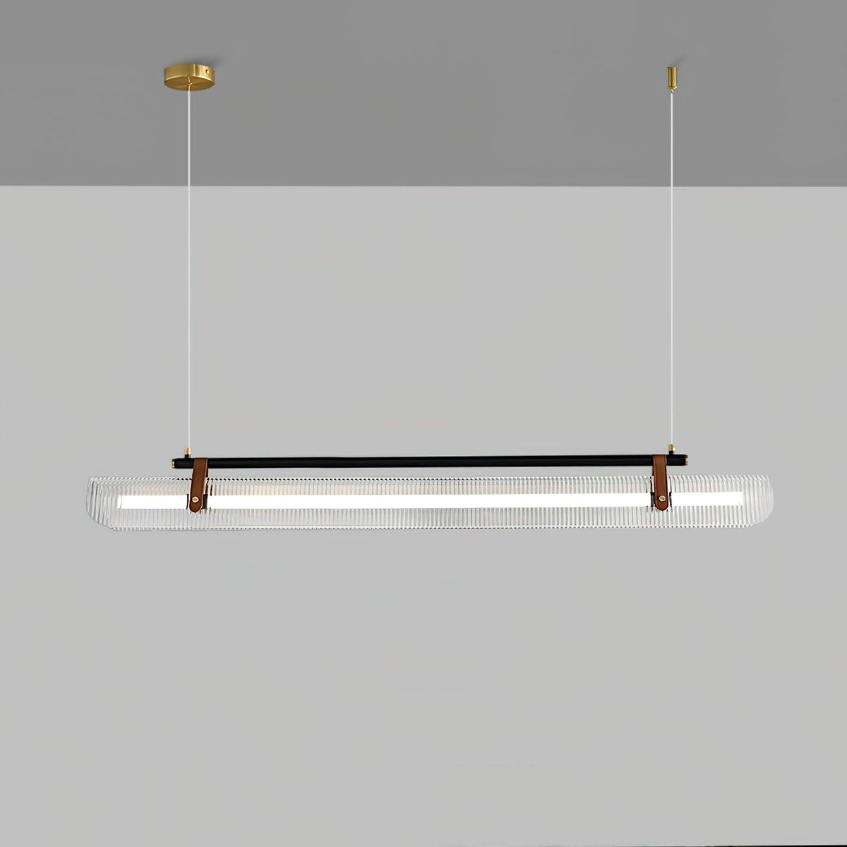 Niraenne Pendelleuchte aus Acryl linear modern für das Esszimmer